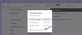 Cómo programar el correo electrónico en la aplicación Gmail y el escritorio 3