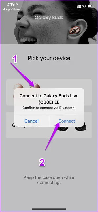 Cómo conectar Samsung Galaxy Buds Live a Laptop i Phone y Mac 2