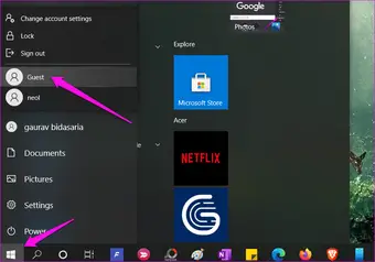 Reparar la cuenta de invitado de Windows 10 que no aparece en la pantalla de inicio de sesión 4