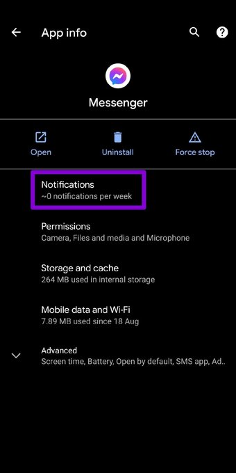 Configuración de notificaciones en Android