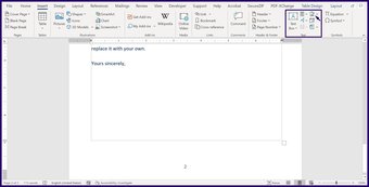 Cómo crear e insertar firmas en Microsoft Word paso 8