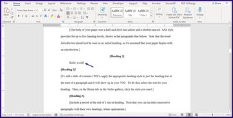 Cómo crear e insertar notas al pie y notas al final en Microsoft Word paso 2