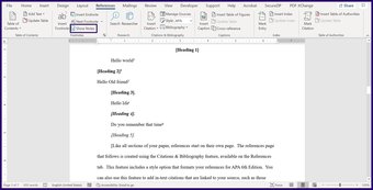Cómo crear e insertar notas al pie y notas al final en Microsoft Word paso 7