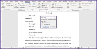 Cómo crear e insertar notas al pie y notas al final en Microsoft Word paso 8